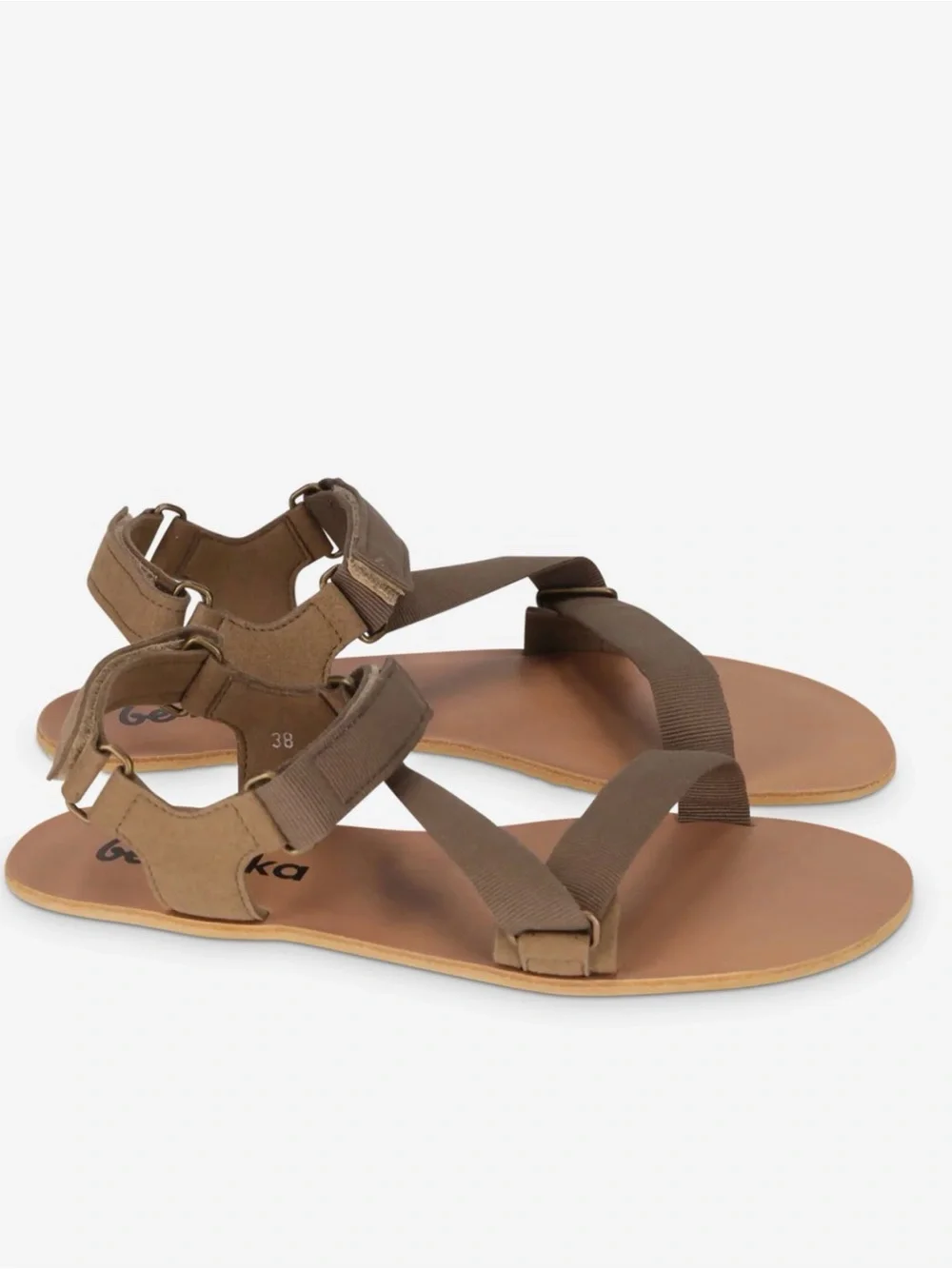 Be Lenka Barefoot Sandals Flexi - Olive Green Women’s Sz 10